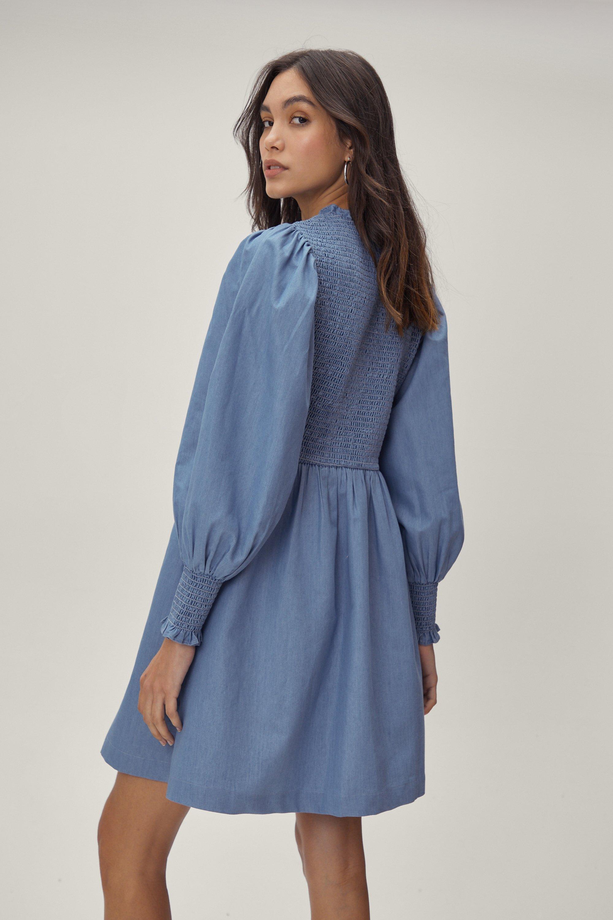 Denim skater dress sales uk